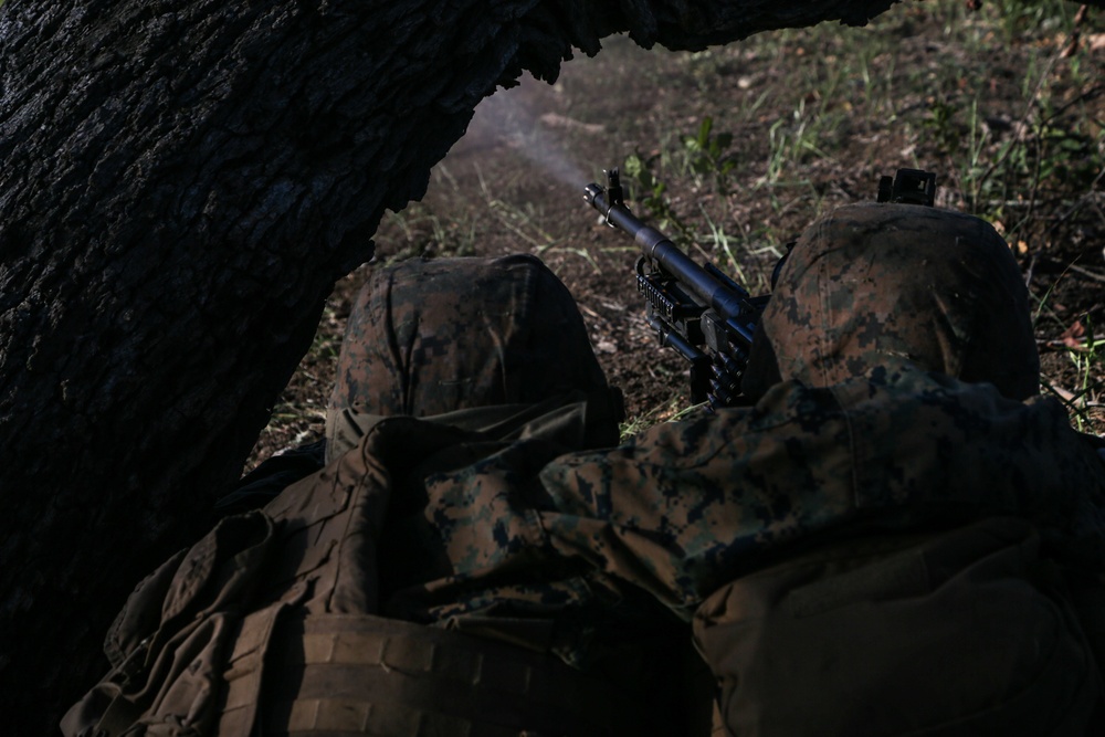 IMC Marines conduct fire, maneuver range