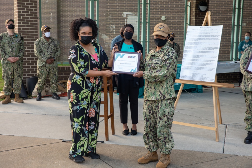 Norfolk Naval Shipyard Hosts Sexual Assault Awareness and Prevention Month Kickoff