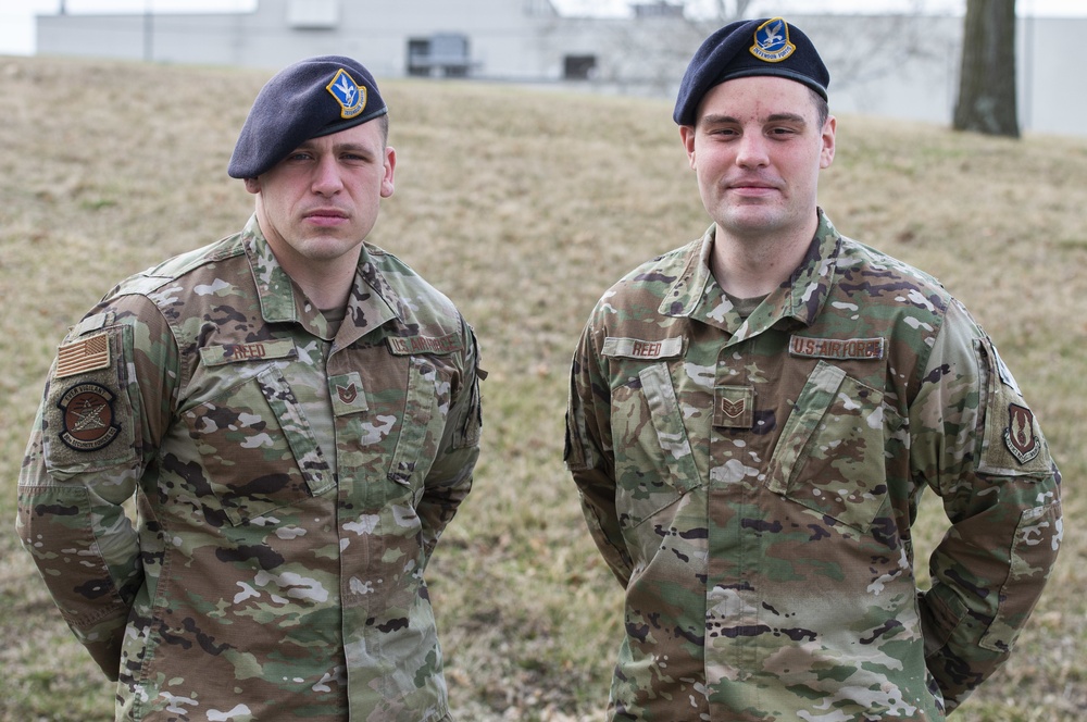 Two brothers, one mission: Siblings serve together in 88th Security Forces Squadron