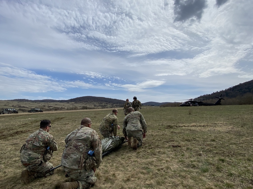 Grizzly Team Executes MEDEVAC Rehearsal