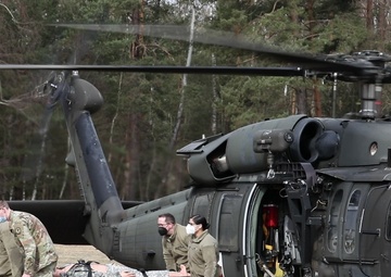 Army Reserve Soldiers in Europe get hands on Blackhawk MEDEVAC training