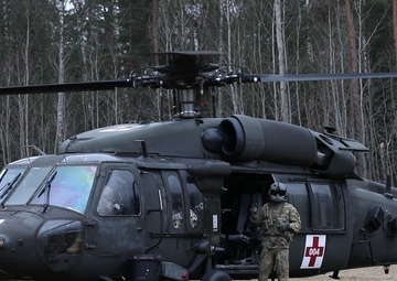 Army Reserve Soldiers in Europe get hands on Blackhawk MEDEVAC training