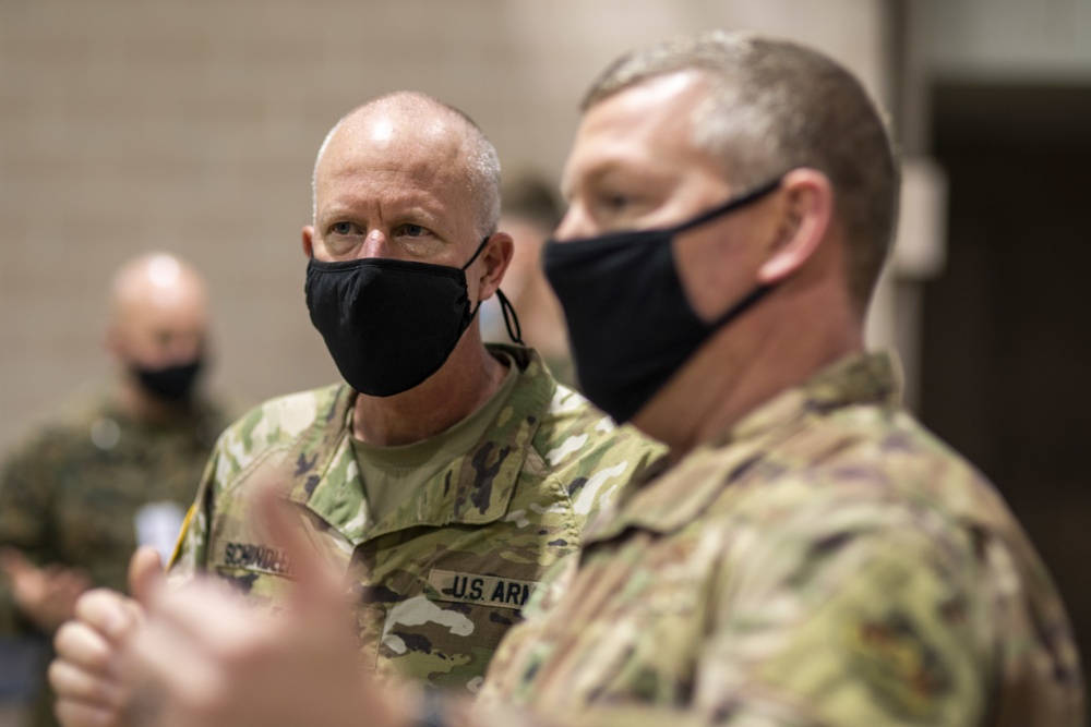 Pennsylvania National Guard Leadership visit Philadelphia Community Vaccination Centers