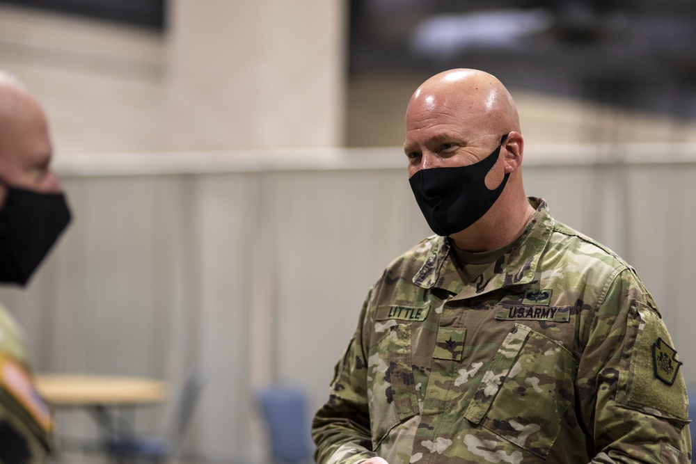 Pennsylvania National Guard Leadership visit Philadelphia Community Vaccination Centers