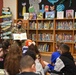 Col. Byrd reads to Glenmore Elementary students