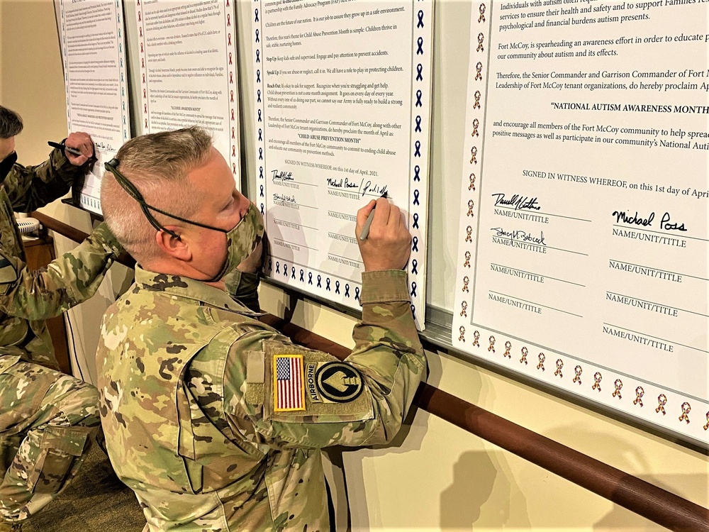 Fort McCoy community tackles serious issues with April awareness months