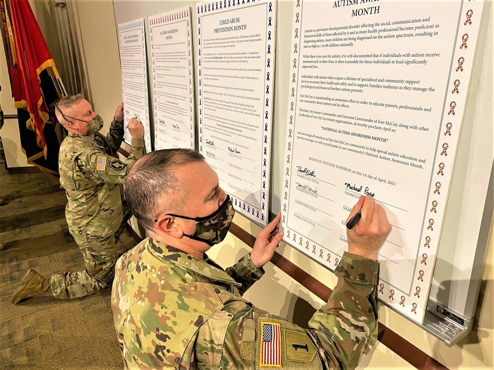 Fort McCoy community tackles serious issues with April awareness months
