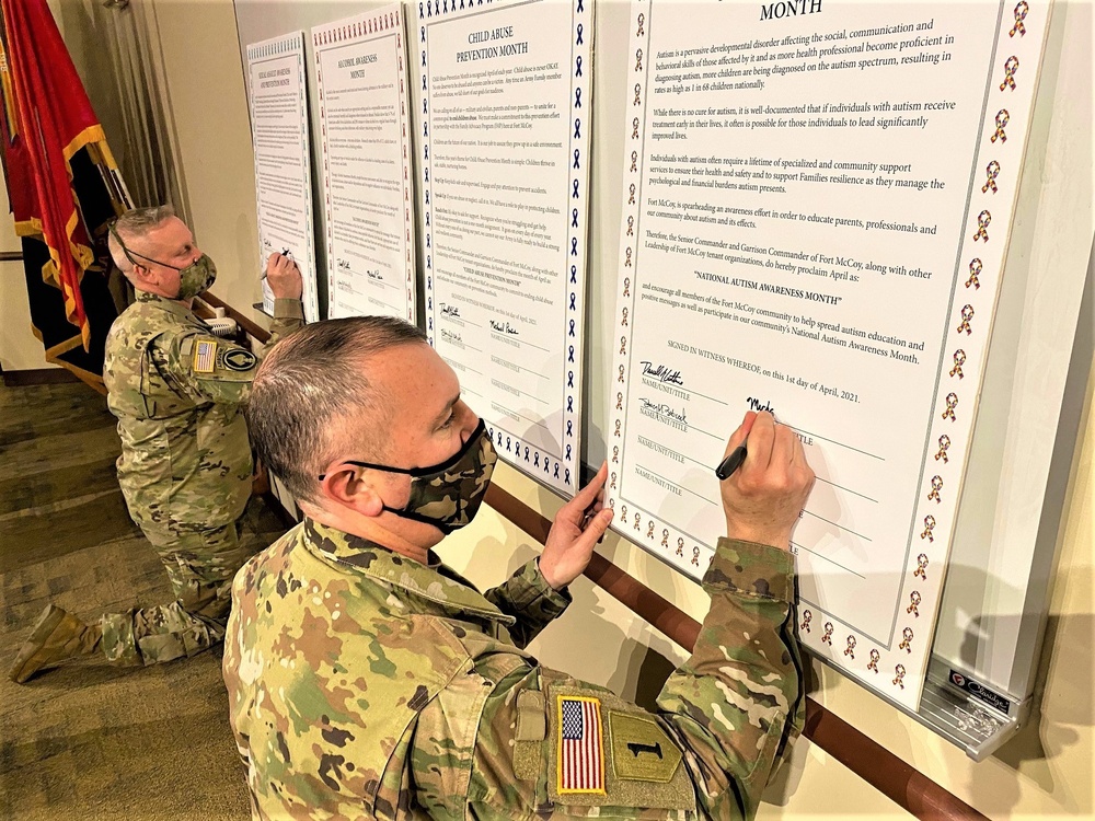 Fort McCoy community tackles serious issues with April awareness months