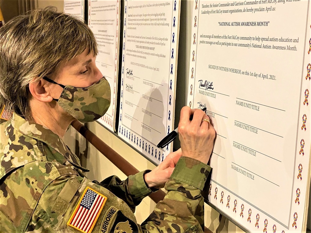 Fort McCoy community tackles serious issues with April awareness months