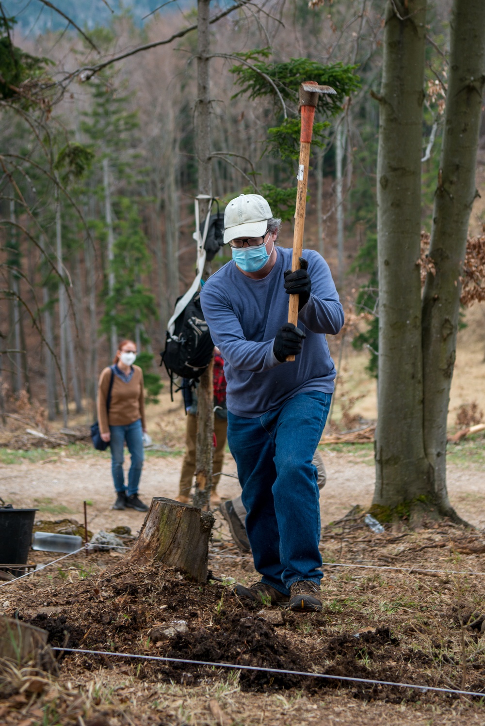 U.S. Embassy of Austria representatives offer helping hands at recovery site