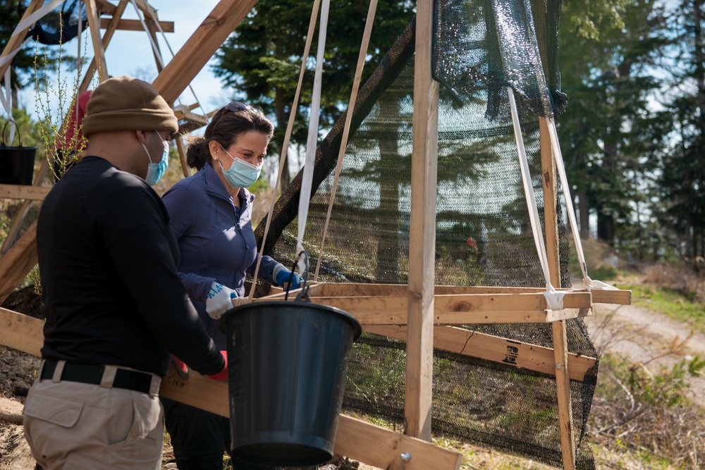 U.S. Embassy of Austria representatives offer helping hands at recovery site