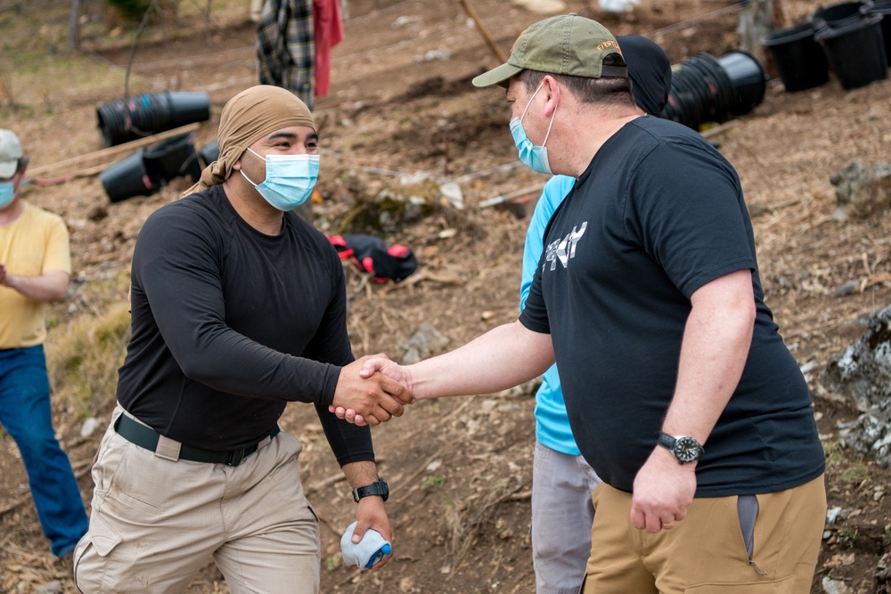 U.S. Embassy of Austria representatives offer helping hands at recovery site