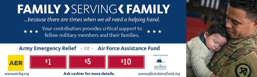 Army &amp; Air Force Exchange Service Shoppers Donate $2.4 Million to Military Relief Funds in 2020