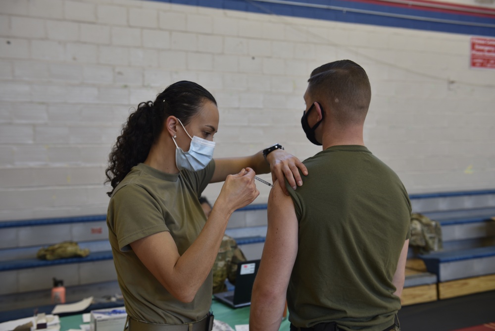 Westover personnel continue to get the Covid-19 Vaccine