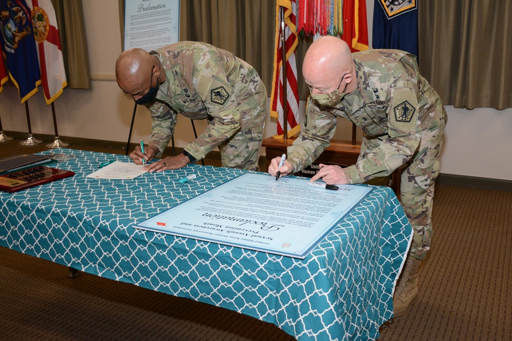 Army Human Resources Command kicks off Sexual Assault and Awareness Prevention Month