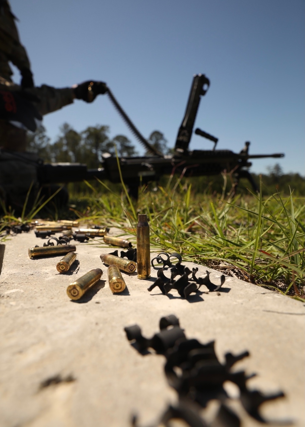 135th Quartermaster Company Conducts M249 Qualification