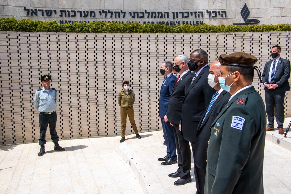 Secretary of Defense Lloyd J. Austin III attends memorial ceremony at National Hall for Israel’s Fallen, Mount Hertzl
