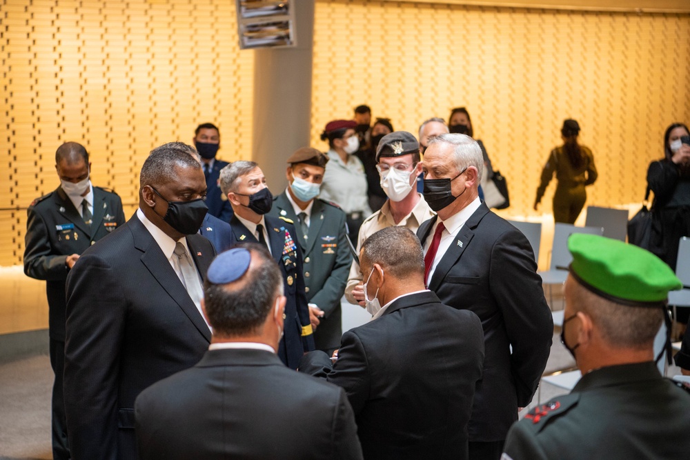 Secretary of Defense Lloyd J. Austin III attends memorial ceremony at National Hall for Israel’s Fallen, Mount Hertzl
