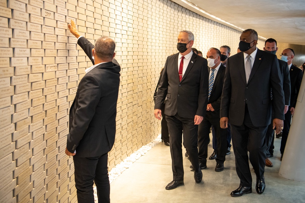 Secretary of Defense Lloyd J. Austin III attends memorial ceremony at National Hall for Israel’s Fallen, Mount Hertzl