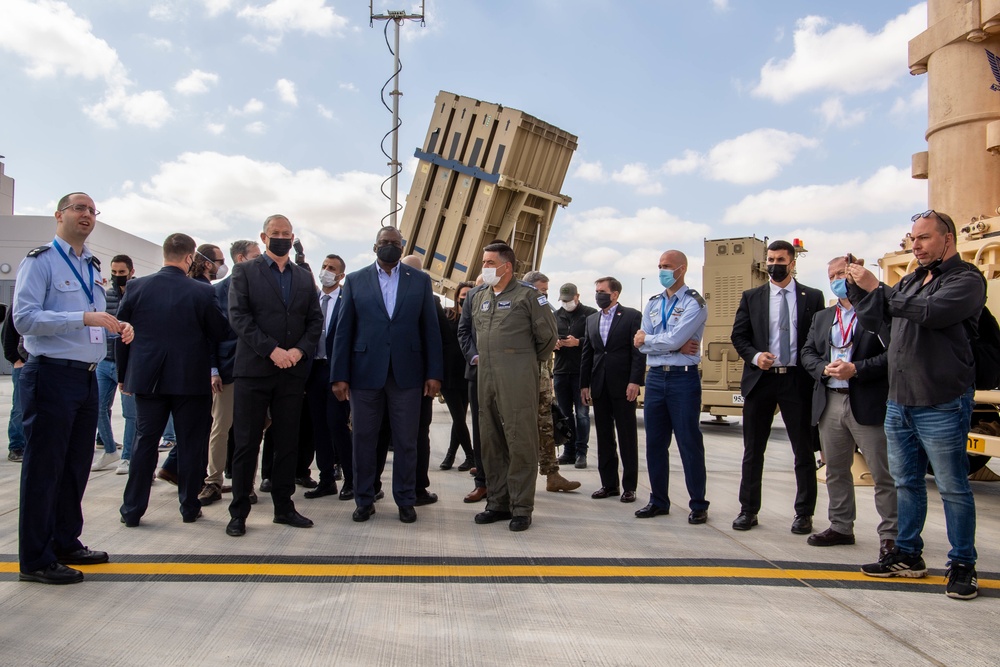 Secretary of Defense Lloyd J. Austin III visits Nevatim Airbase