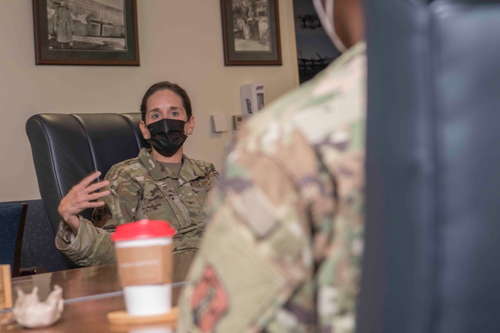 192nd Wing host &quot;Commander's Coffee&quot;