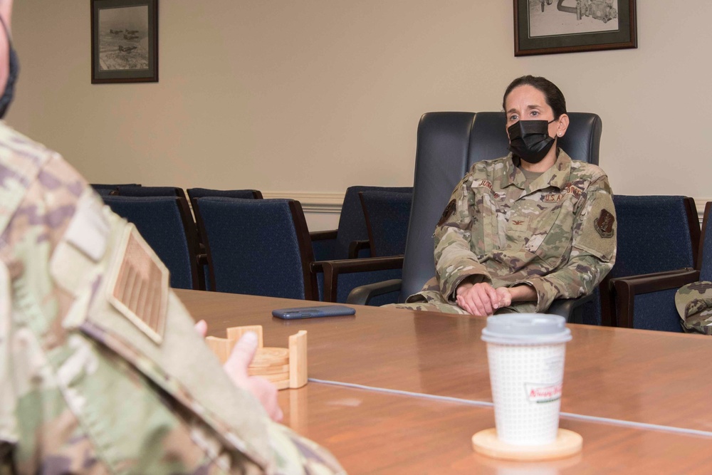 192nd Wing host &quot;Commander's Coffee&quot;