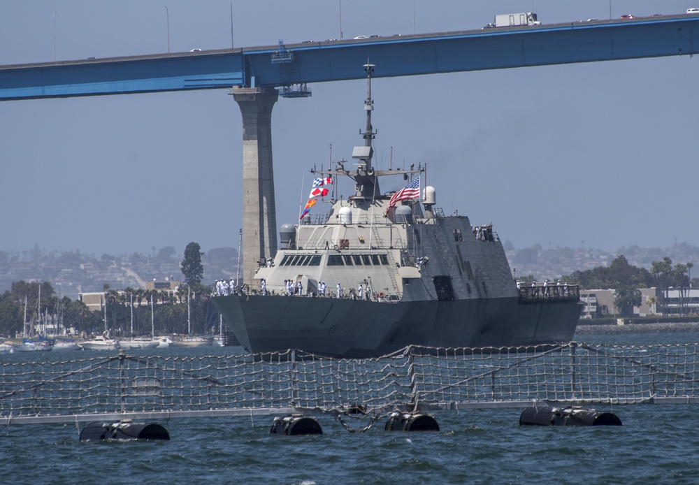 USS Freedom Returns From Deployment