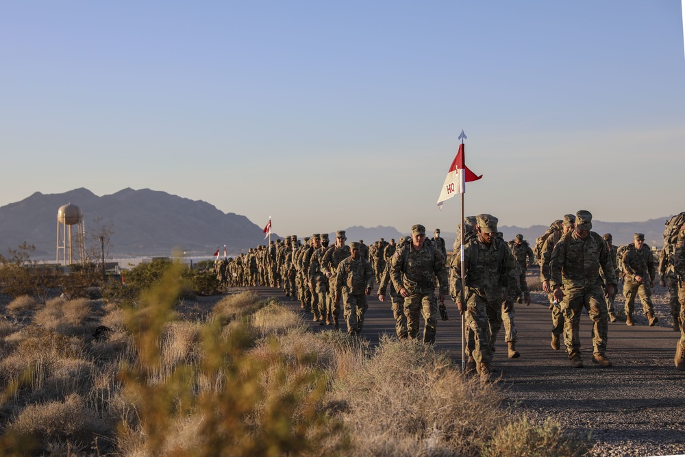 1st Squadron 221st Cavalry rucks for SHARP awareness