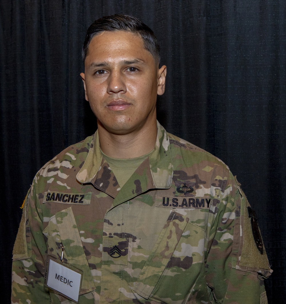 U.S. Army Staff Sgt. Sanchez talks about his role at the Wisconsin Center Community Vaccination Center