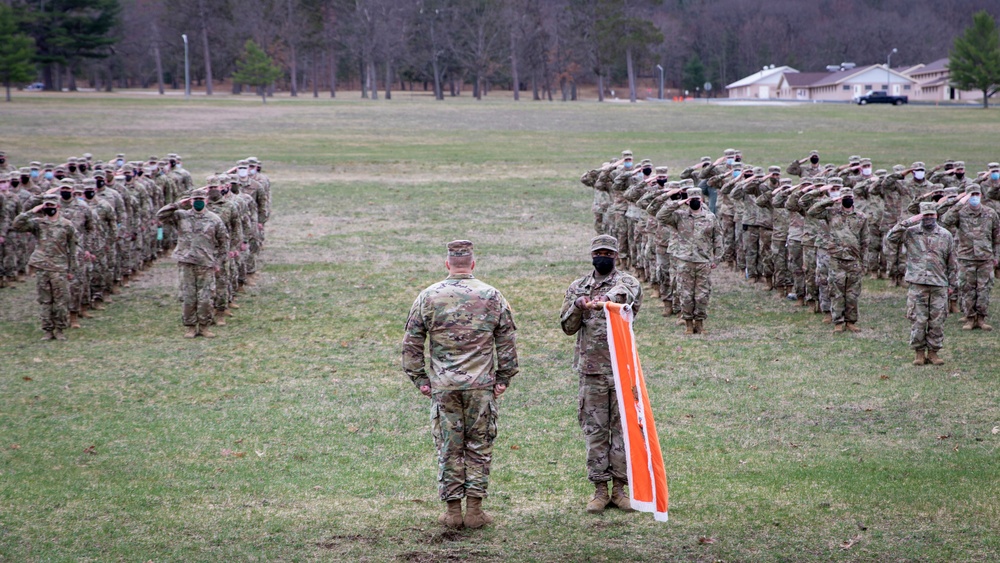 156th Expeditionary Signal Battalion Change of Responsibility Ceremony