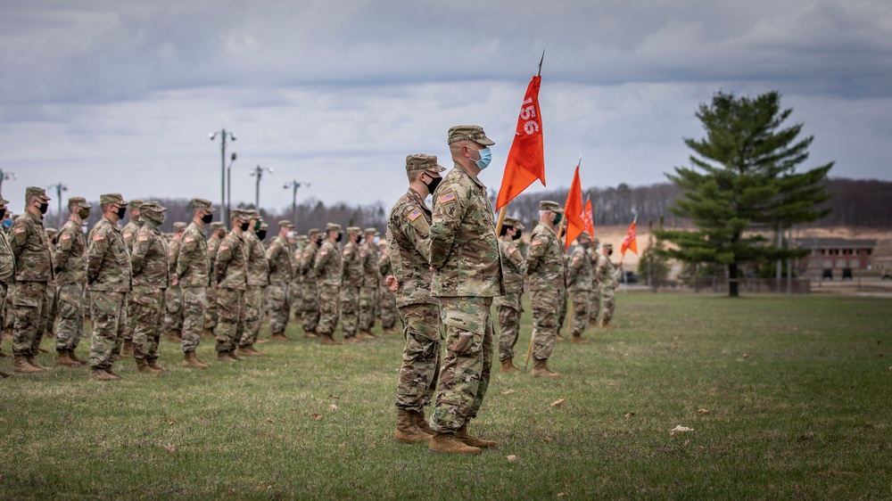 156th Expeditionary Signal Battalion Change of Responsibility Ceremony