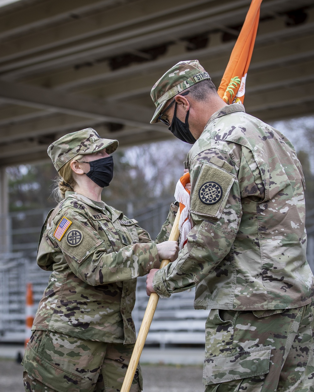 156th Expeditionary Signal Battalion Change of Responsibility Ceremony