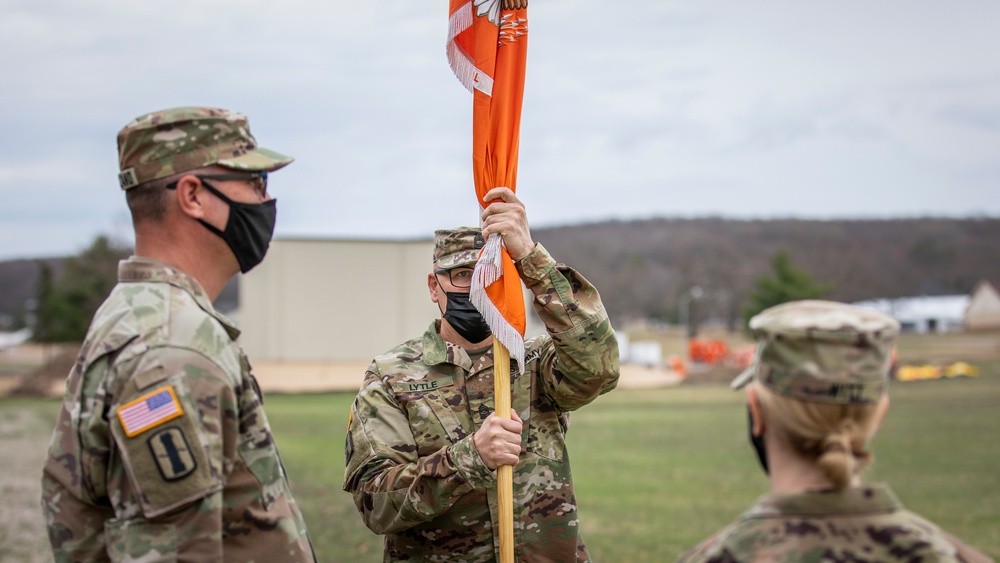 156th Expeditionary Signal Battalion Change of Responsibility Ceremony