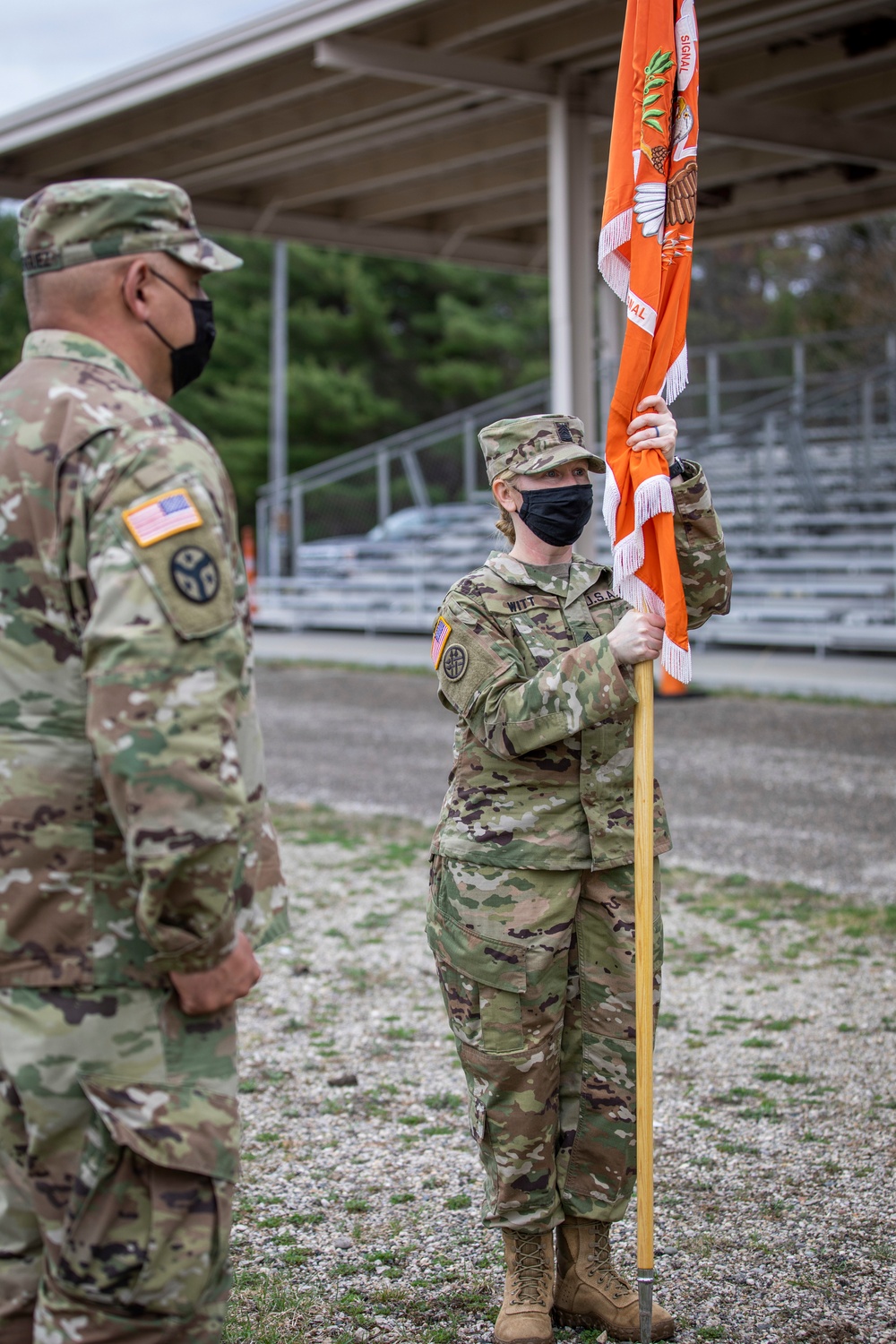 156th Expeditionary Signal Battalion Change of Responsibility Ceremony