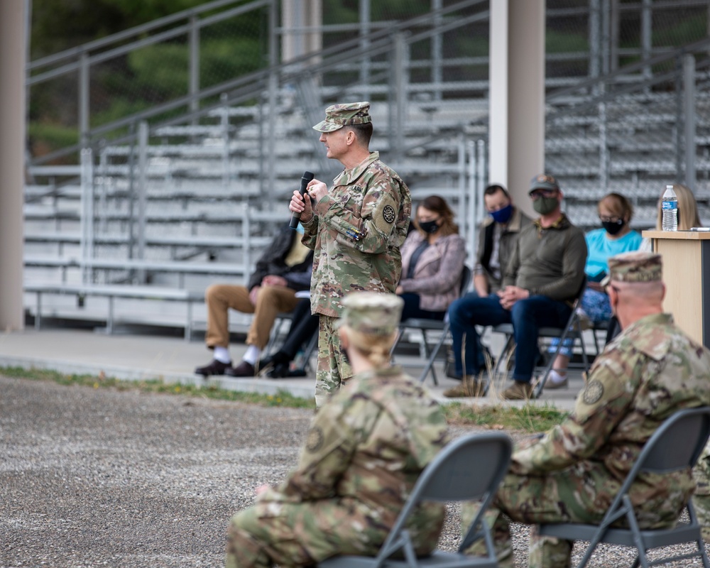 156th Expeditionary Signal Battalion Change of Responsibility Ceremony