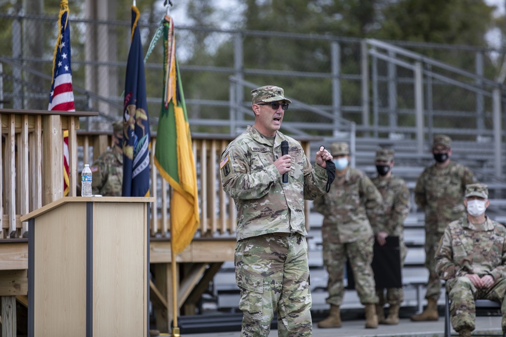 156th Expeditionary Signal Battalion Change of Responsibility Ceremony