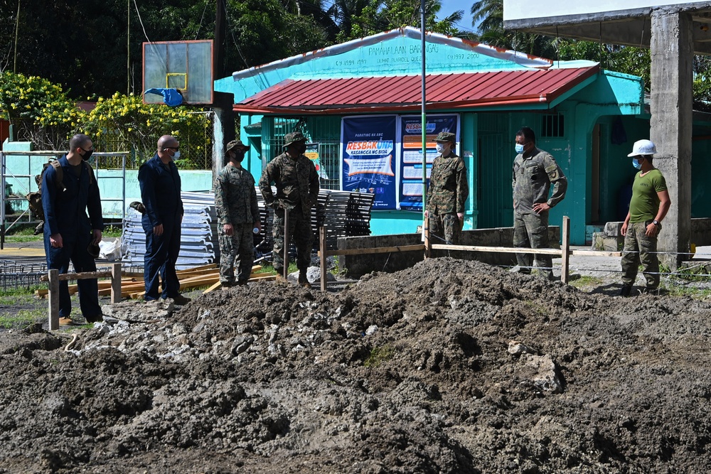 Balikatan 21: Barangay Duhat daycare center build