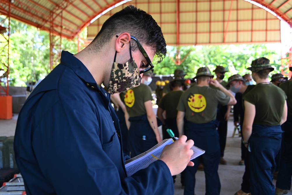 Balikatan 21: Barangay Duhat daycare center build
