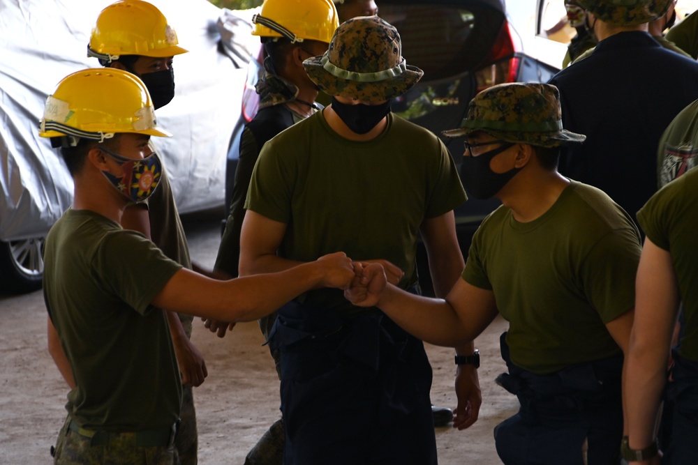 Balikatan 21: Barangay Duhat daycare center build