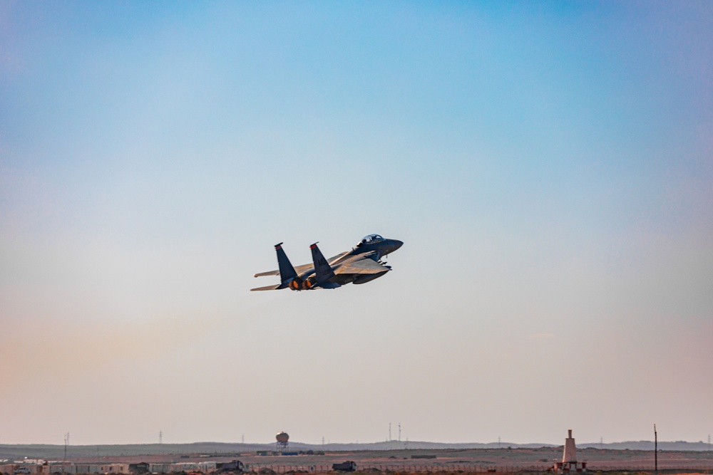 391st Fighter Squadron  fly in cooperation with the 494th Fighter Squadron