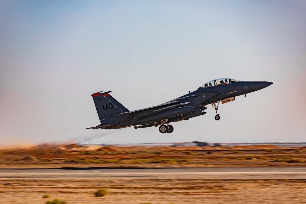 391st Fighter Squadron  fly in cooperation with the 494th Fighter Squadron