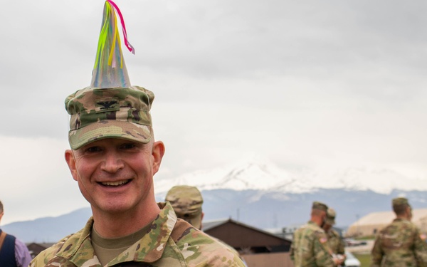 RC-E KFOR commander celebrates birthday