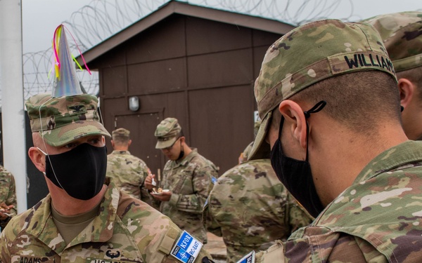 RC-E KFOR commander celebrates birthday