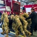 Dover AFB fire department ‘push out’ decommissioned vehicle