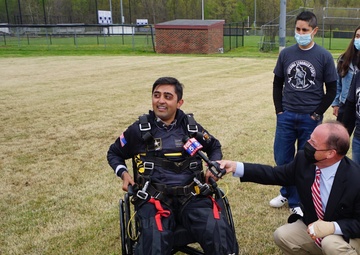 U.S. Army Parachute Team-Golden Knights- take VA teen to the skies