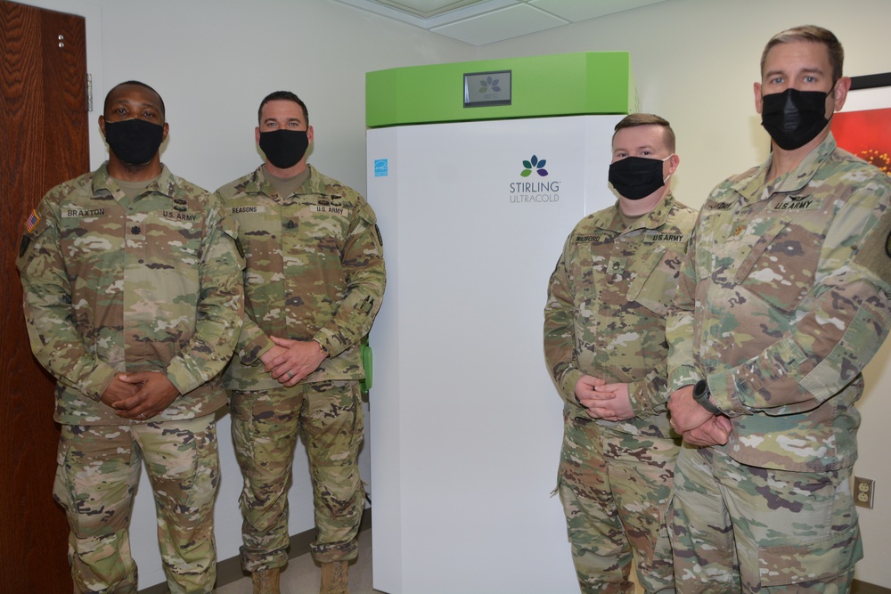 McAfee U.S. Army Health Clinic increases vaccine distribution and storage capabilities with an ultra-low temperature freezer
