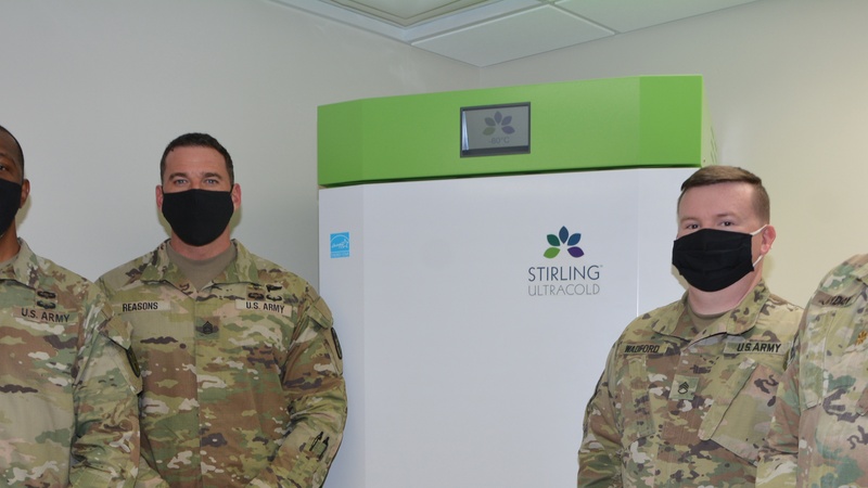 McAfee U.S. Army Health Clinic increases vaccine distribution and storage capabilities with an ultra-low temperature freezer