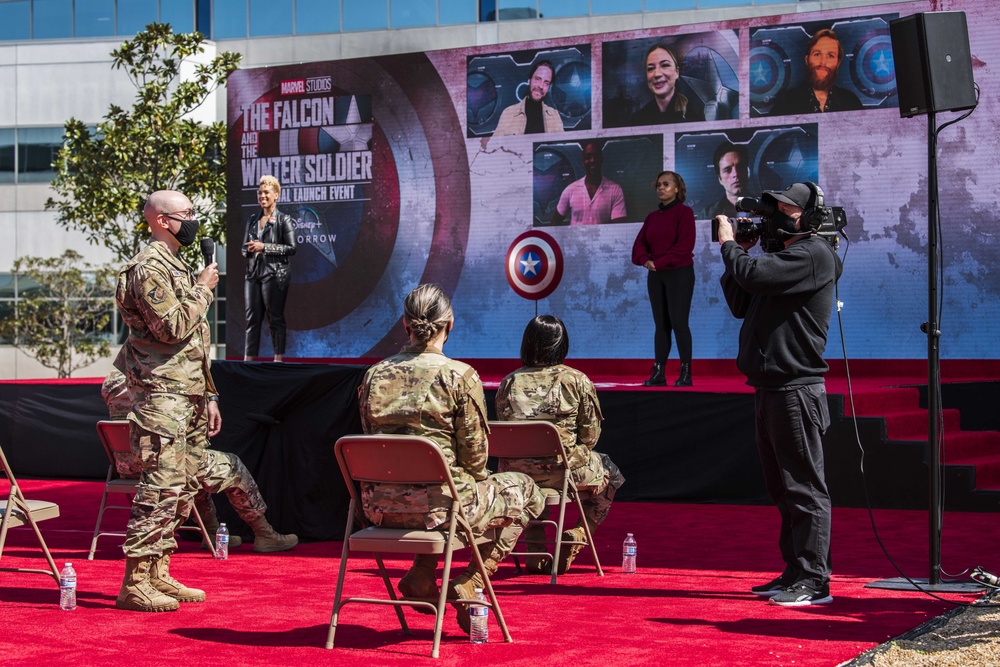 LAAFB hosts Marvel premiere event for The Falcon and The Winter Soldier