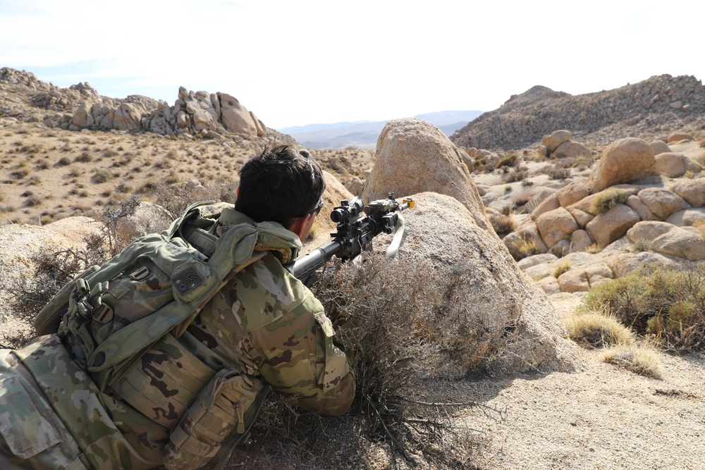 Green Berets train at the National Training Center