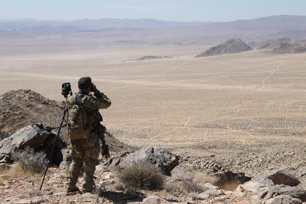 Green Berets train at the National Training Center